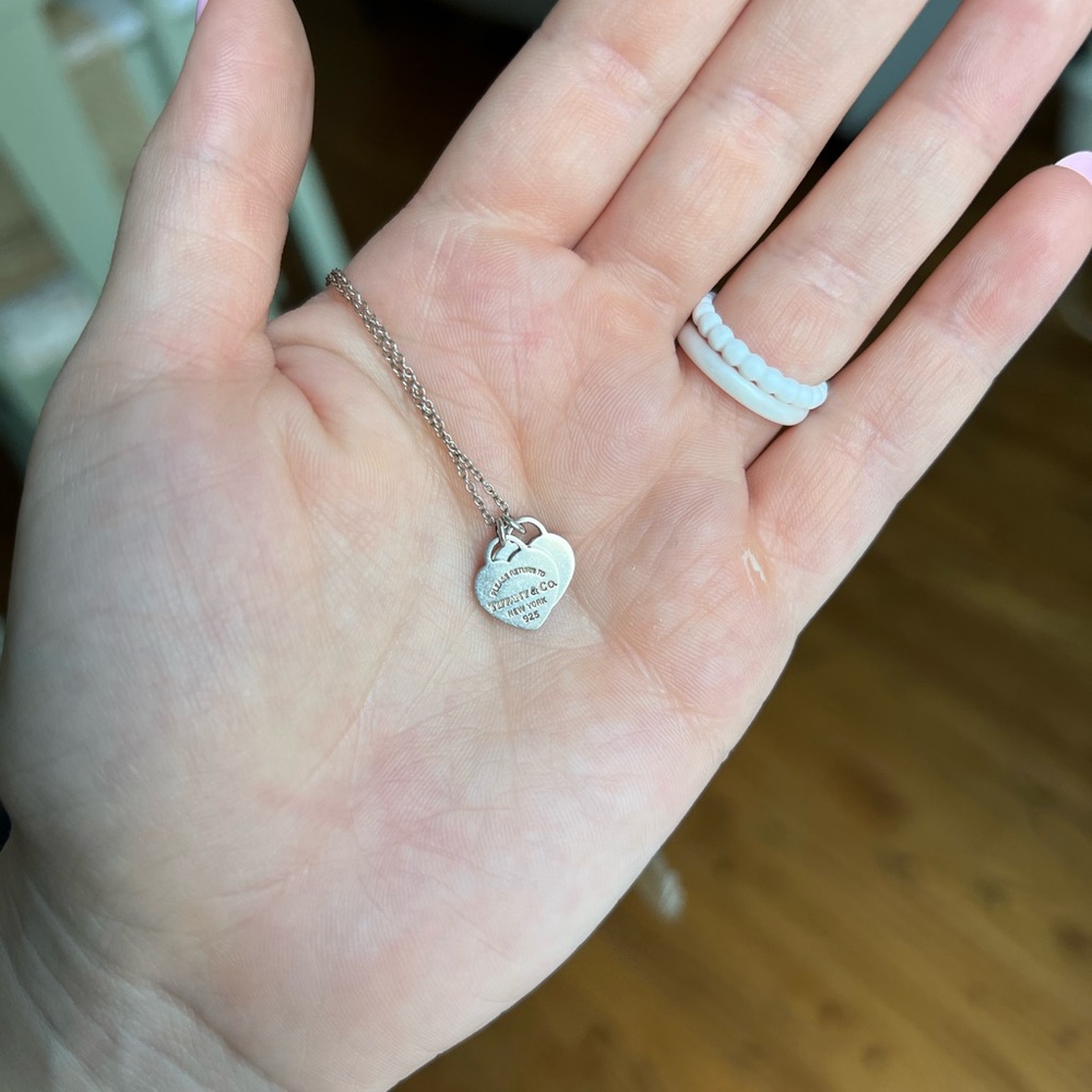 Tiffany & Co. Silver Heart Necklace